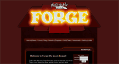 Desktop Screenshot of forgegame.com