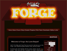 Tablet Screenshot of forgegame.com